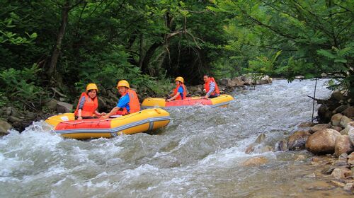  岳西大别山彩虹瀑布1日游>含彩虹瀑布漂流套票
