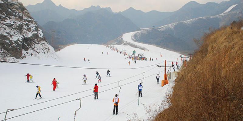 武安七步沟滑雪场图片