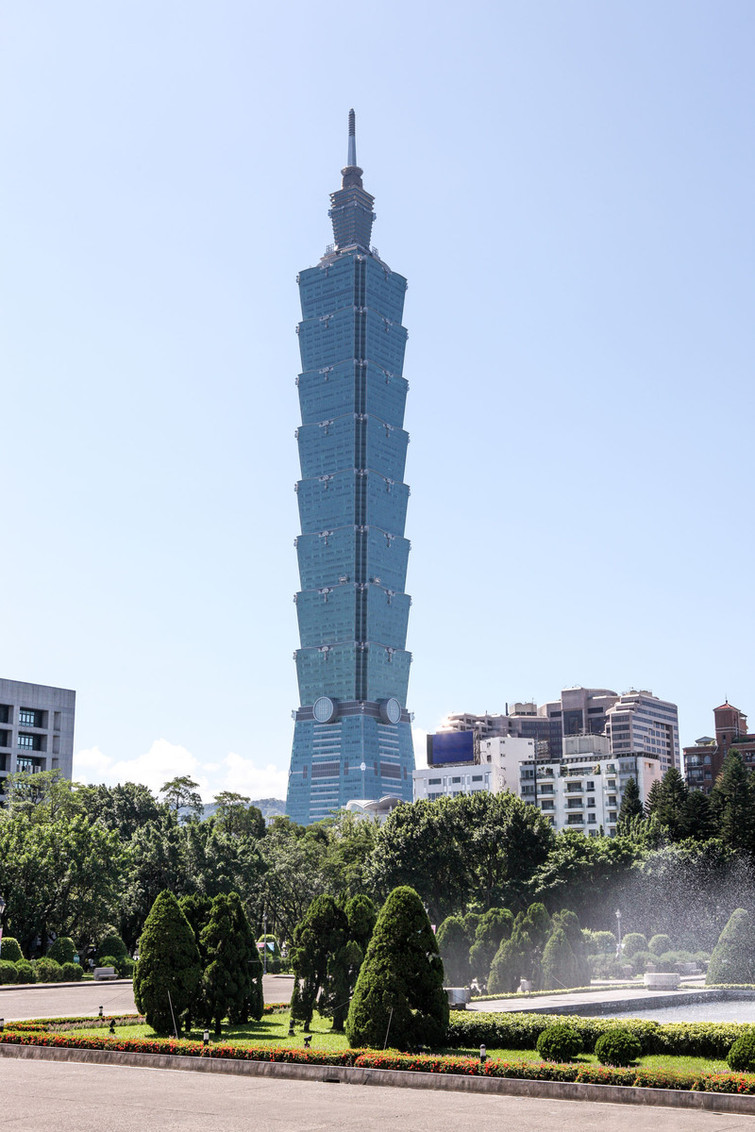 台北101大楼设计图片