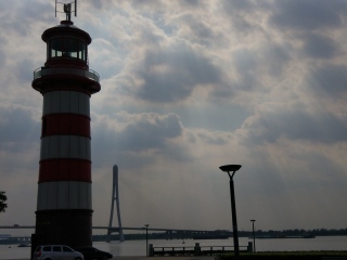 南京鱼嘴湿地公园航标塔