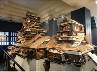 熊本城内雕刻模型