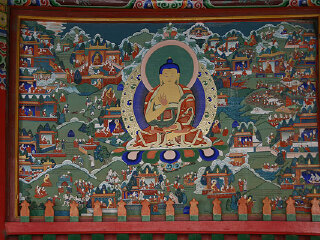 热贡传统技艺唐卡展销店