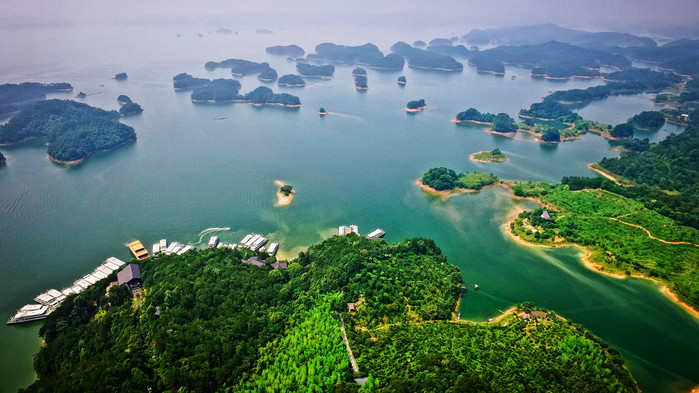 千岛湖沉睡湖底的狮城复原了,又一个西南湖区的新玩法