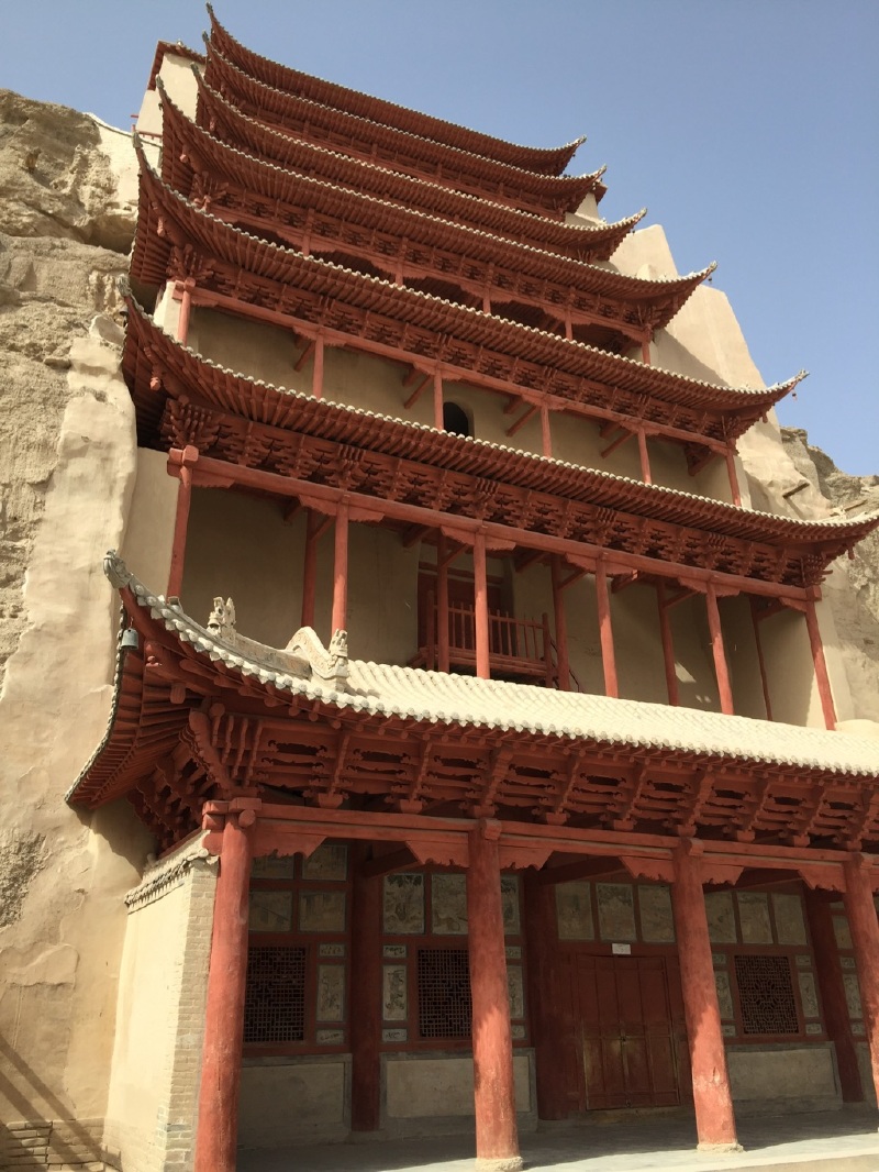 九层塔,莫高窟标志,内存大佛