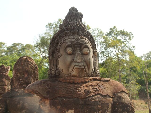 大吴哥通王城-罗刹像