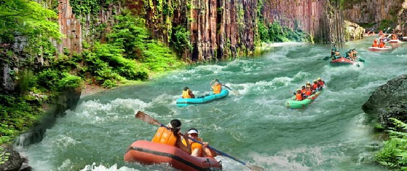 九水峡漂流