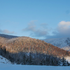 亚布力滑雪场山顶