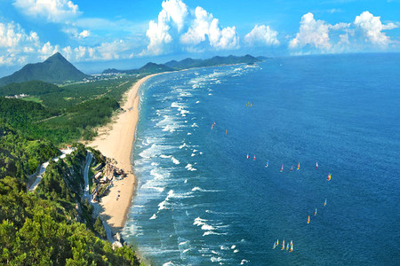 首頁 廣東旅遊 陽江旅遊 海陵島,途中經海陵大堤觀海陵兩大怪海水半