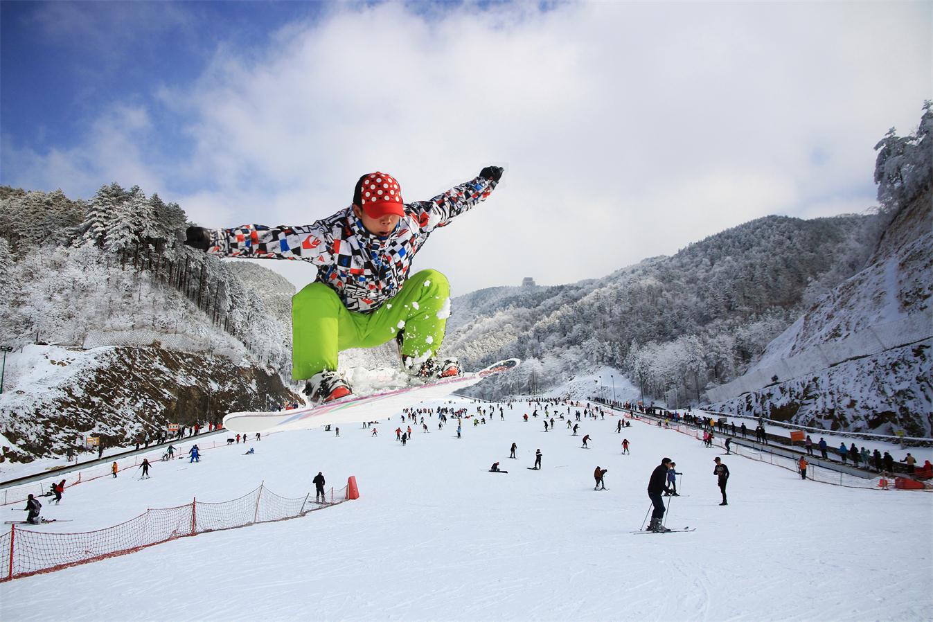 大明山滑雪场图片