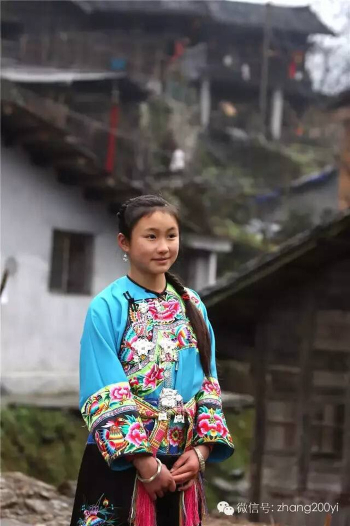 湘西苗族姑娘图片