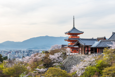 <日本京都1日游>乘搭嵯峨野小火车 畅游岚山 清水寺 伏见稻荷大社 含自助午餐 一人成团 天天出发 英文随车人员