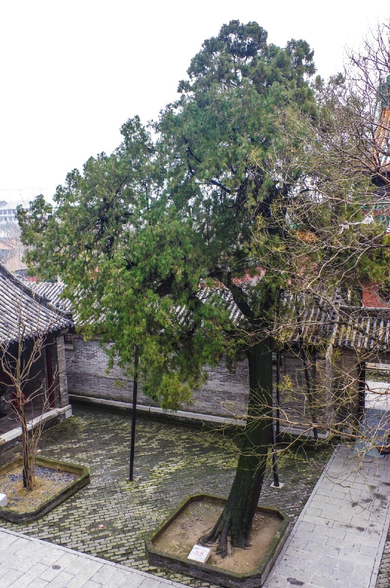 的中心部分,主题建筑叫做龙王殿,两侧各有一个配殿,东殿供奉五湖神,西