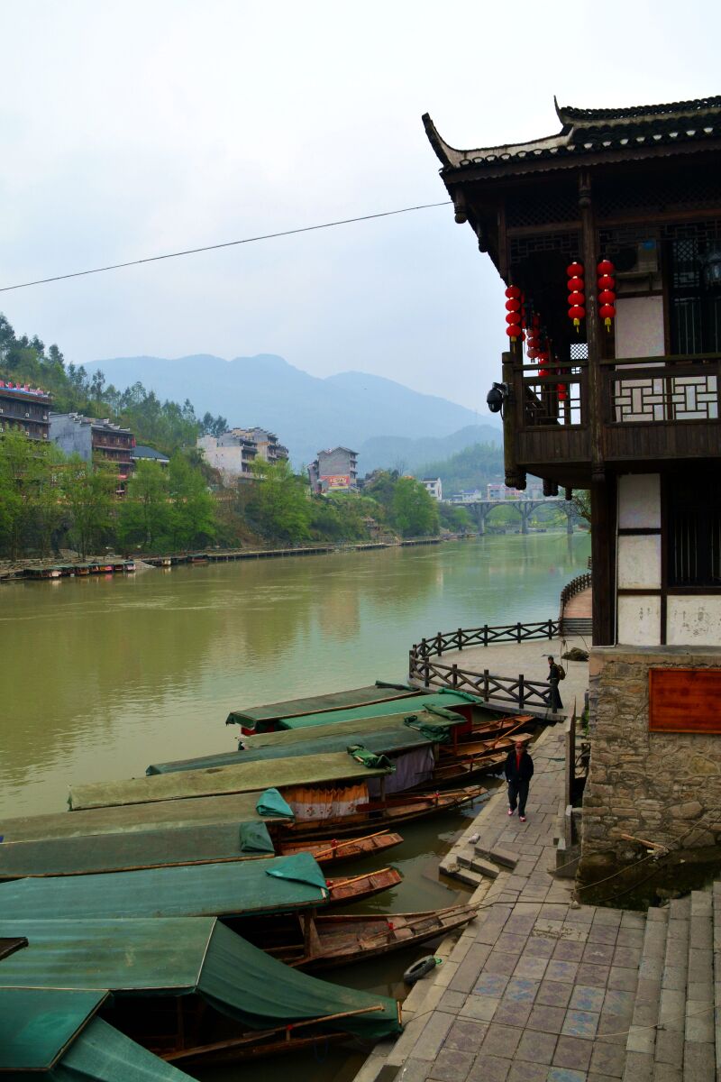 去重庆的洪安古镇旅游