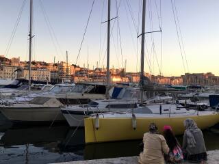 马赛老港码头区