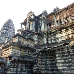 小吴哥窟的#旅图换旅费# #建筑# #殿堂庙宇#