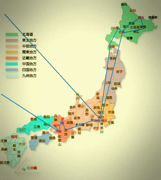 北海道地理位置图片