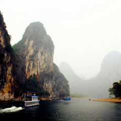 桂林漓江精华漂流的#旅图换旅费#