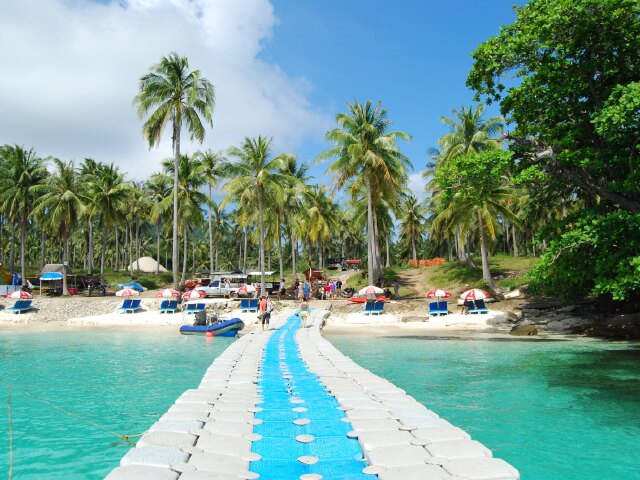 大连起止,四岛连游,升级1晚国五,精油spa 快艇大小pp岛,蓝钻岛自由