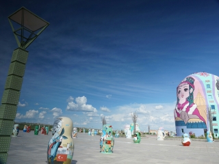 满洲里套娃景区