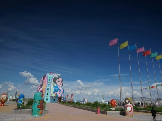 满洲里套娃景区