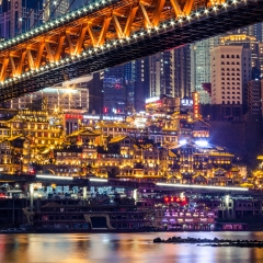 洪崖洞的#旅图换旅费# #旅拍# #建筑#