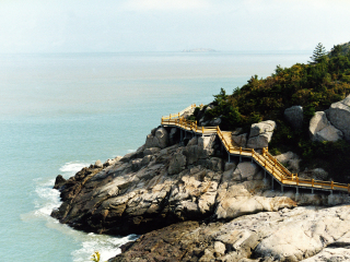 舟山桃花岛射雕影视城