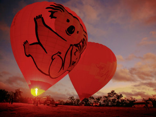 澳大利亚凯恩斯热气球观景