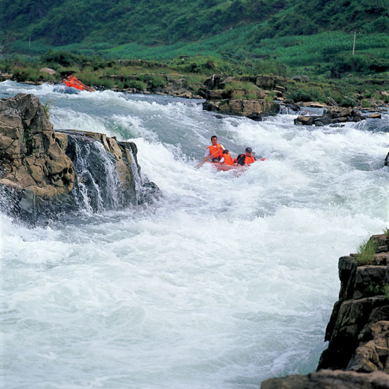 灌河漂流