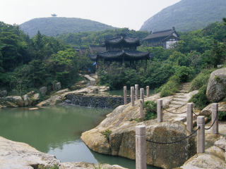 舟山桃花岛射雕影视城