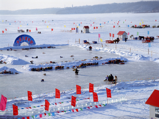 哈尔滨首届泳动龙江冰雪乐园