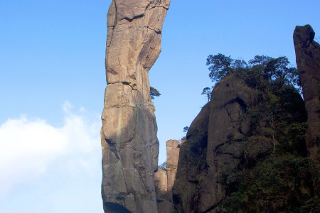 <三清山3日游>秋季登高赏枫，体验新三清山玻璃高空栈道，观日出晚霞星空，全程无购物，导游全程陪同，宁波高铁往返