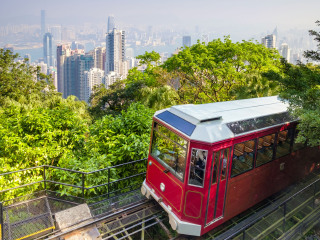 香港太平山缆车