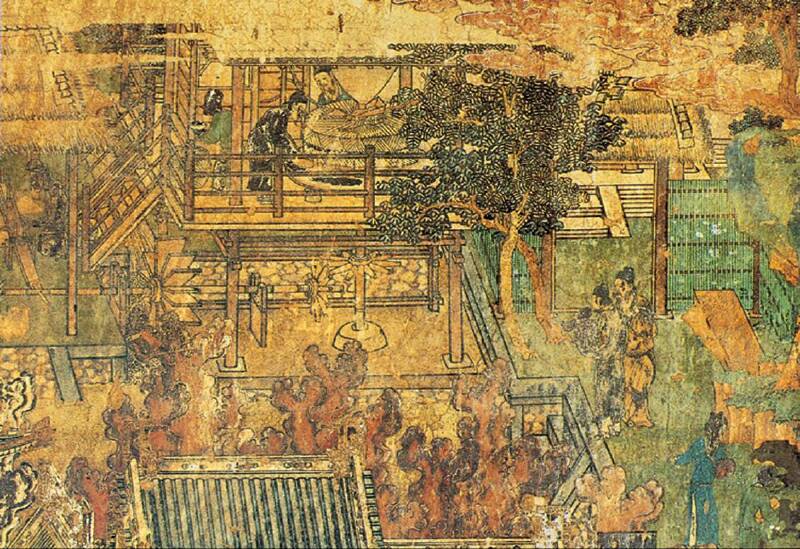 岩山寺壁画,创建于金正隆三年(1158),是五台山历史最悠久的壁画之一.