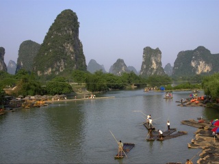 阳朔龙颈河漂流