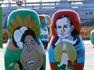 满洲里套娃景区