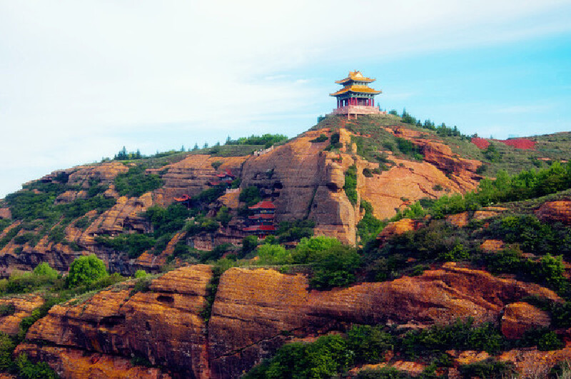宁夏旅游地图,火石寨位置火石寨景区导览图火石寨,云台山,穆柯寨和
