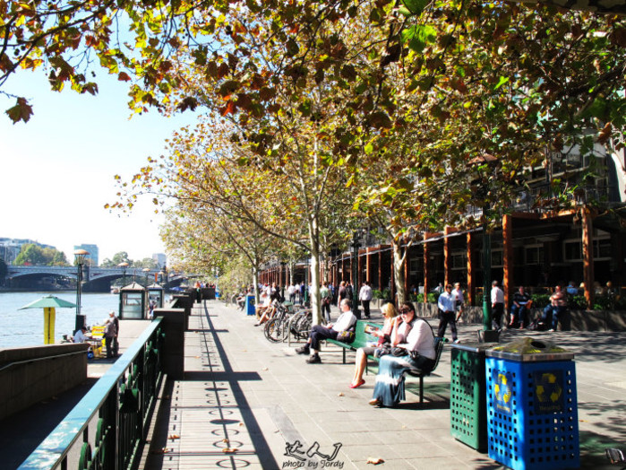 south bank,南岸——看墨尔本最美风景,叹最小资风情的一条休闲河岸街