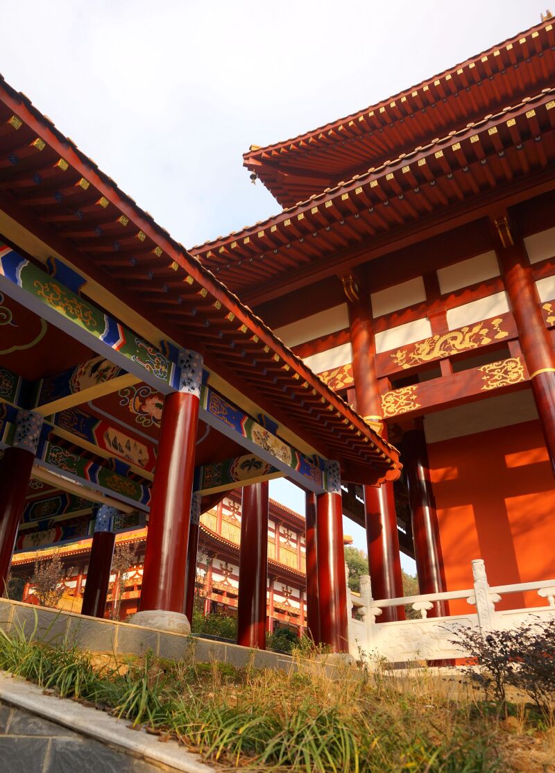 (sh169)下图就是嵩阳寺中轴线5座大殿中,处