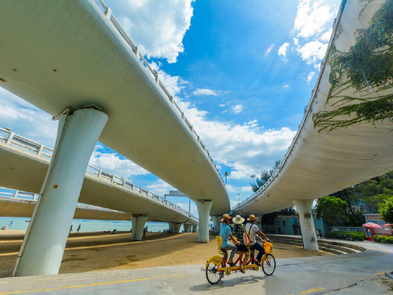 环岛路骑车