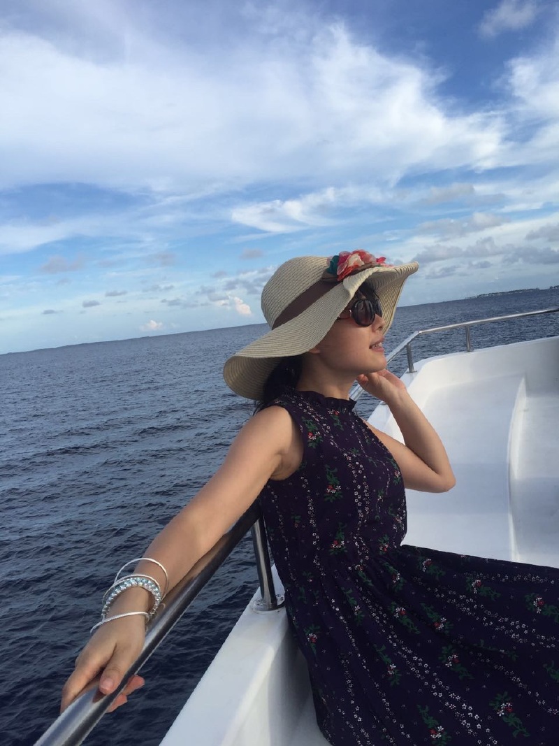 在邮轮上拍照2