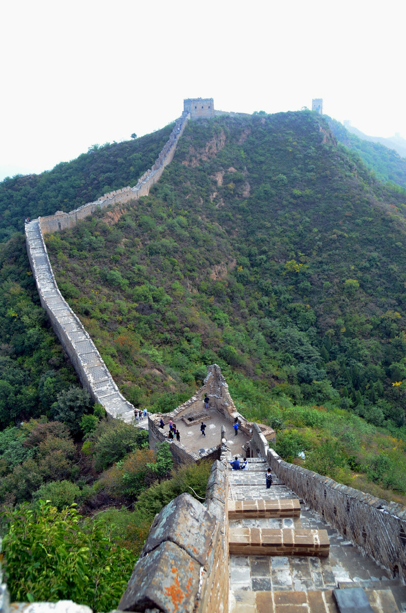 万里长城东方龙金山岭一枝独秀