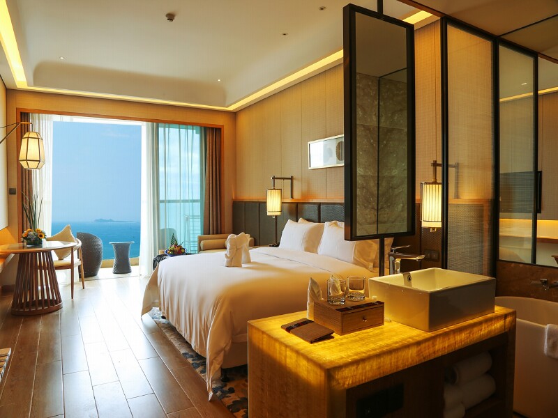  自助游> 海南三亚哈曼度假酒店4日自助游>大东海山海双景观酒店,远离