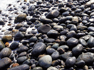 大卵石海滩