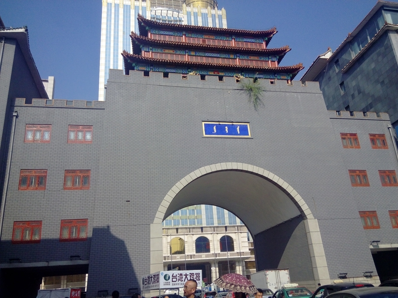 往前直走步行大约十分钟,便可看见这沈阳故宫了