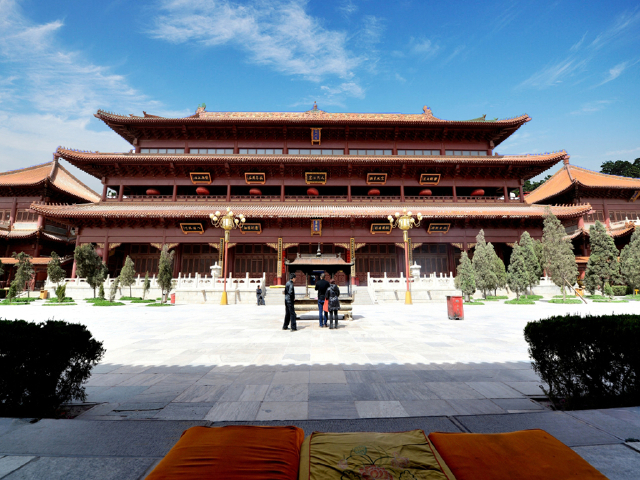  赵州桥 柏林禅寺1日游>上门接送结缘享精美楞严咒吊坠