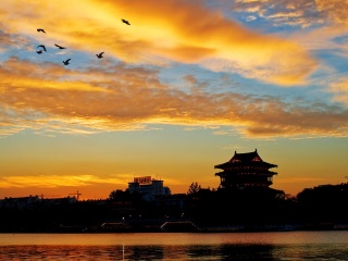 凤城河望海楼景区