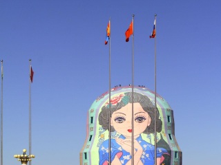 满洲里套娃景区