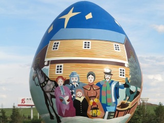 满洲里套娃景区