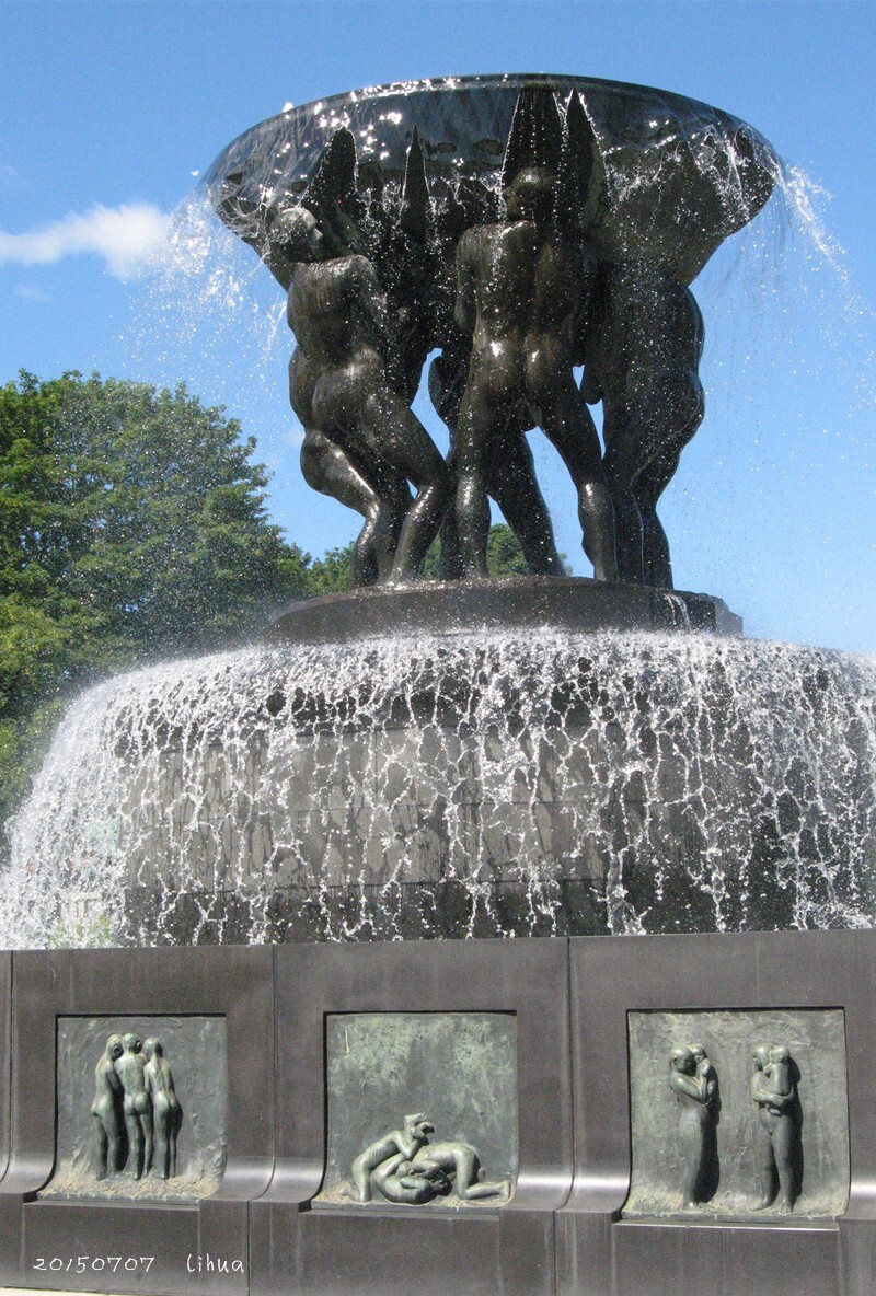 抢红包世界著名人体雕塑公园掠影