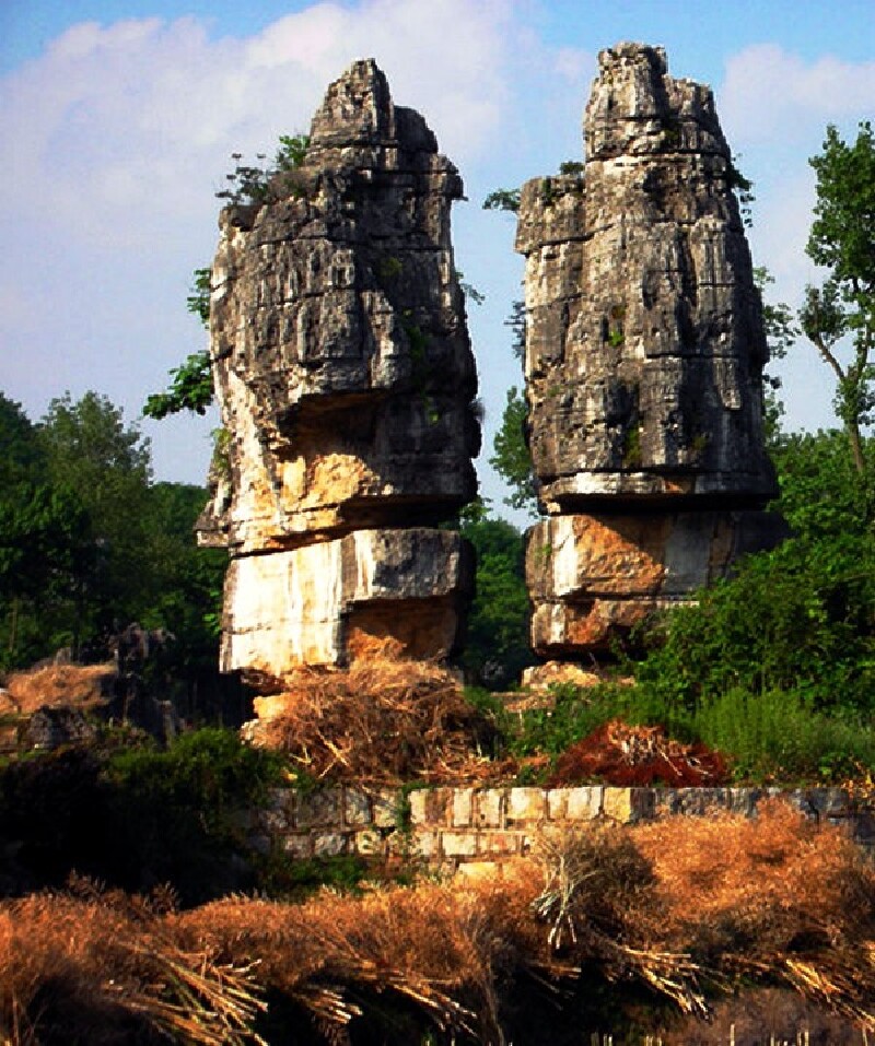 宁谷镇天落湾石林